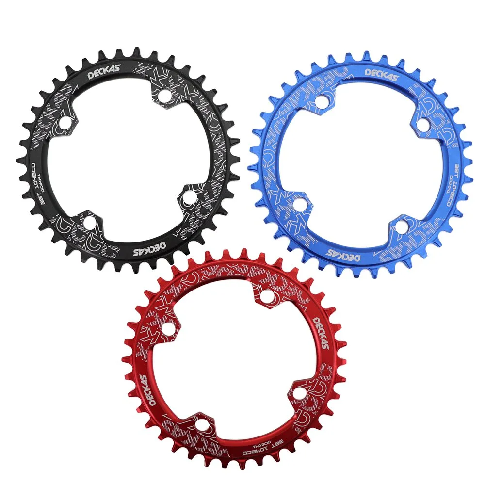 Deckas 104BCD Chainring Round for MTB Bike 30 32 34 36 42 48 50