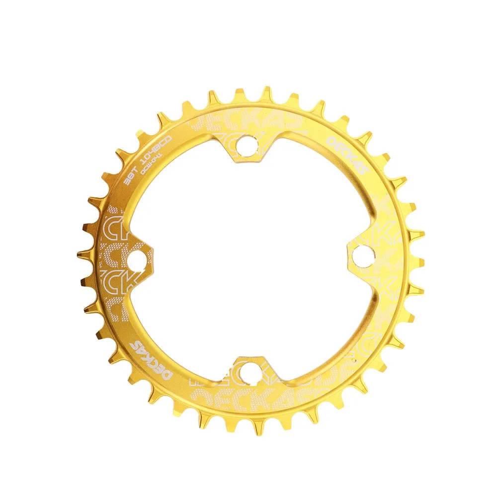 Deckas 104BCD Chainring Round for MTB Bike 30 32 34 36 42 48 50