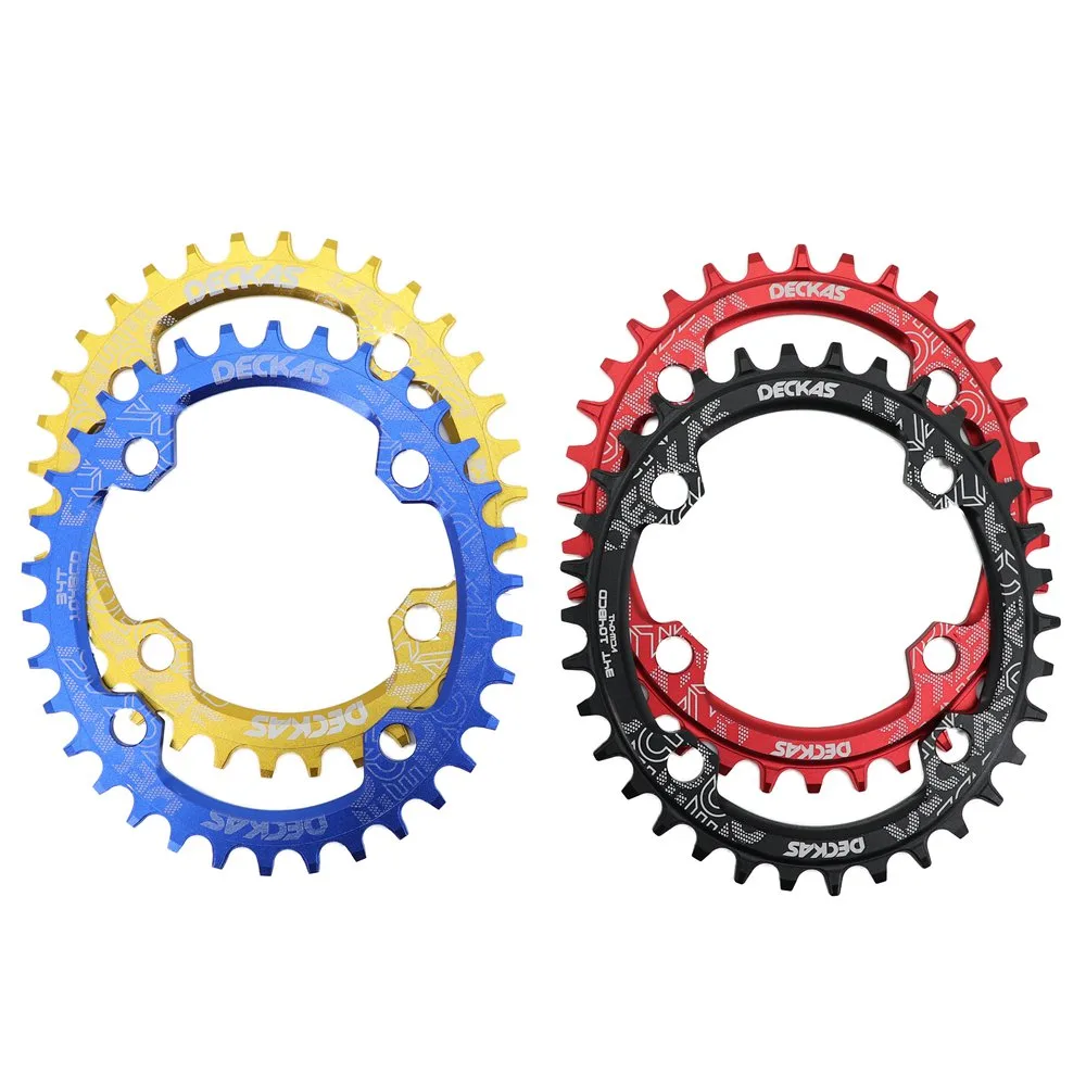 Deckas 104BCD Chainring Oval For MTB Bike 32 34 36 42 48 50 52T