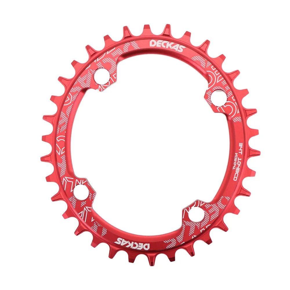 Deckas 104BCD Chainring Oval For MTB Bike 32 34 36 42 48 50 52T