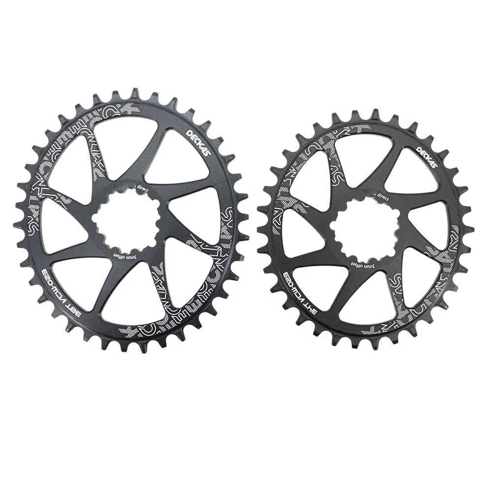 Deckas GXP Chainring 3mm Offset Oval For Sram GXP XX1 Eagle X01 X1 X0 X9 28T 30T 32T 34T 36 38 MTB