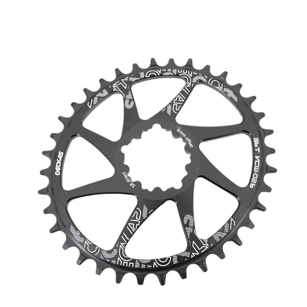 Deckas GXP Chainring 6mm Offset Oval For Sram GXP XX1 Eagle X01 X1