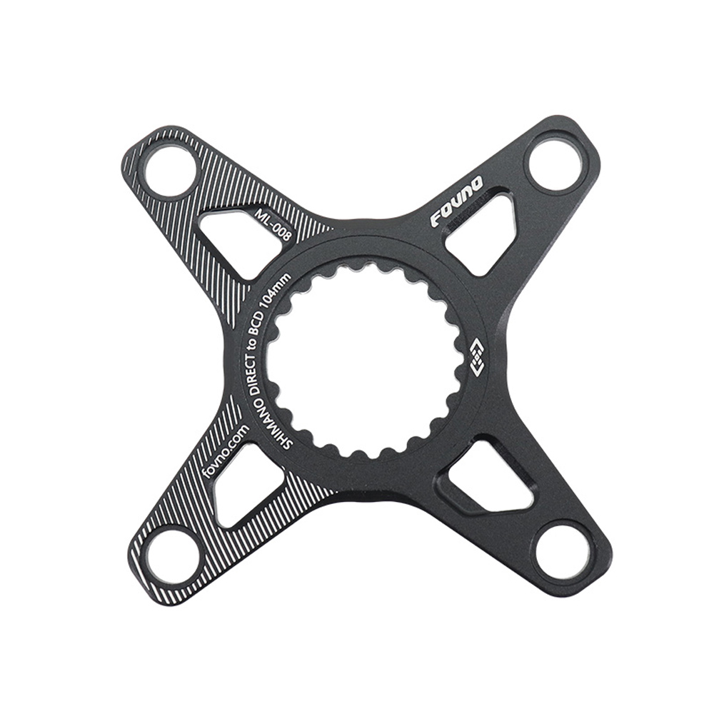 Deckas FOVNO Chainring Spider Adapter for Shimano Direct Mount to 104BCD M6100 M7100 M8100 M9100 XTR SLX