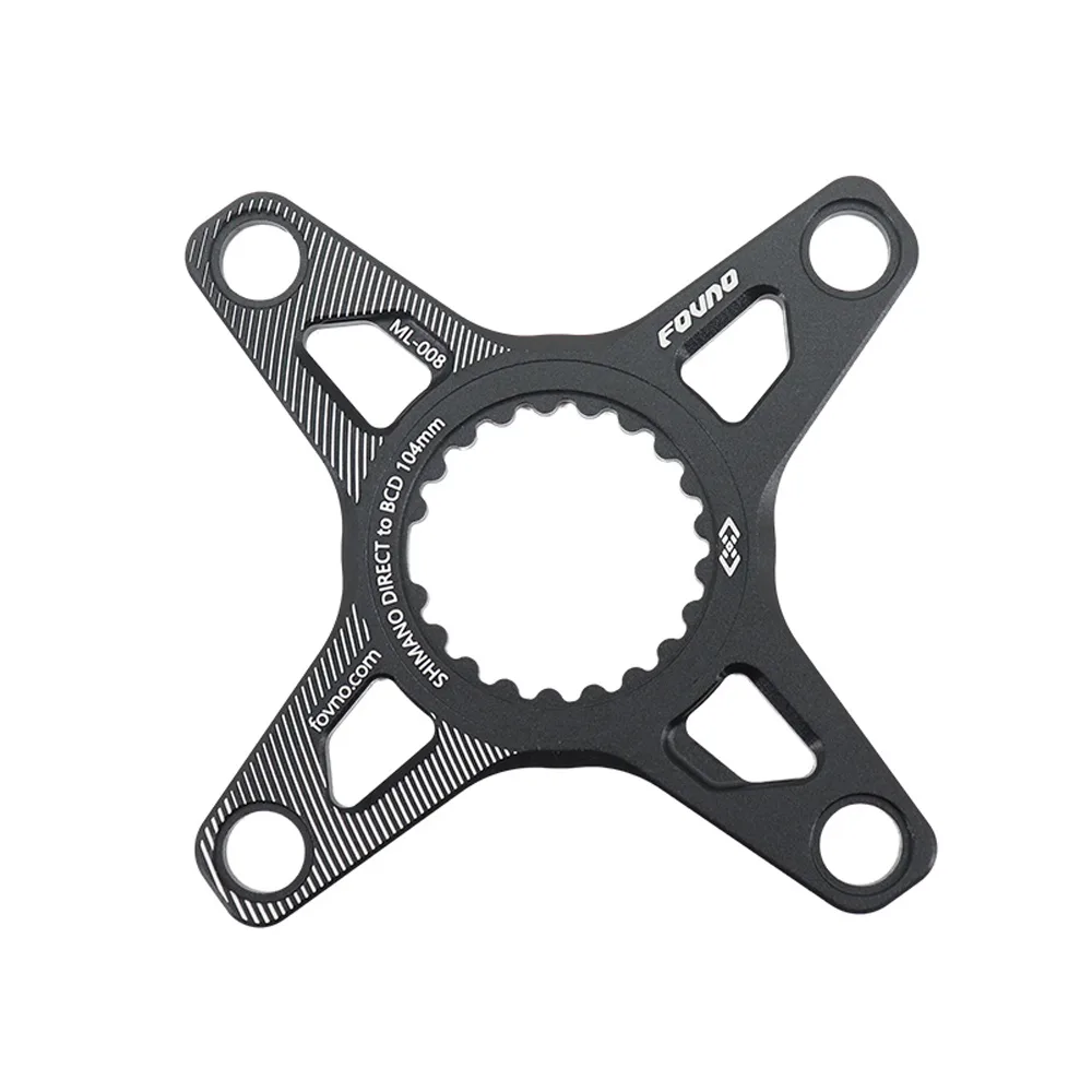 Deckas FOVNO Chainring Spider Adapter for Shimano Direct Mount to 104BCD M6100 M7100 M8100 M9100 XTR SLX