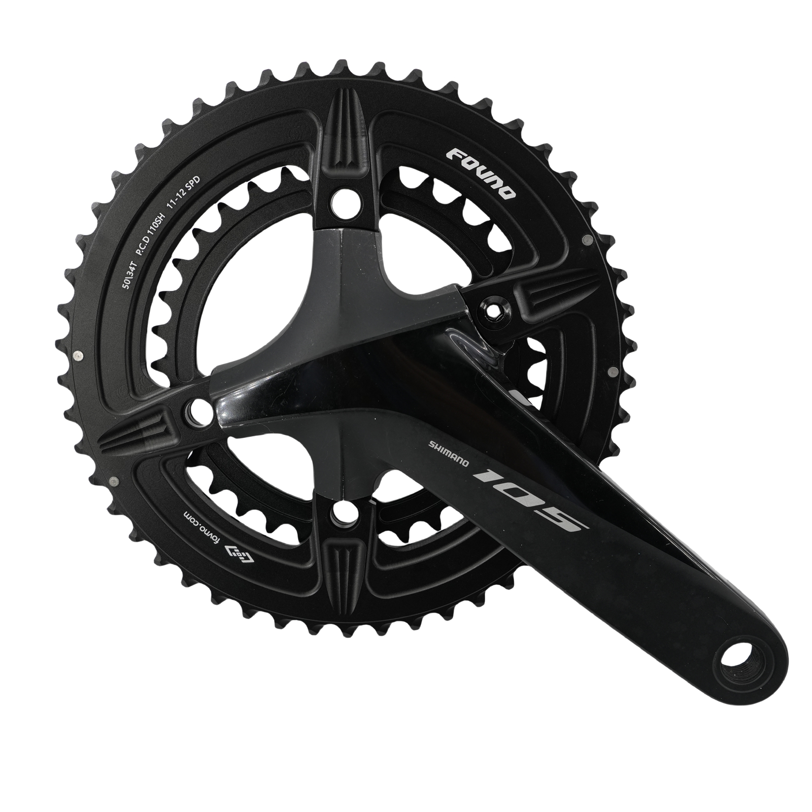 Fovno double bike chainring 2x round for road bike gravel R7100/R8100/R9200