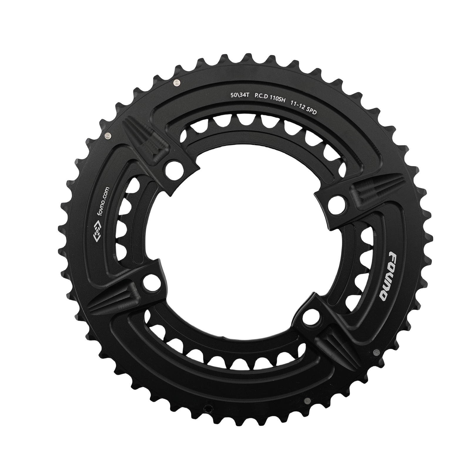 Fovno double bike chainring 2x round for road bike gravel R7100/R8100/R9200