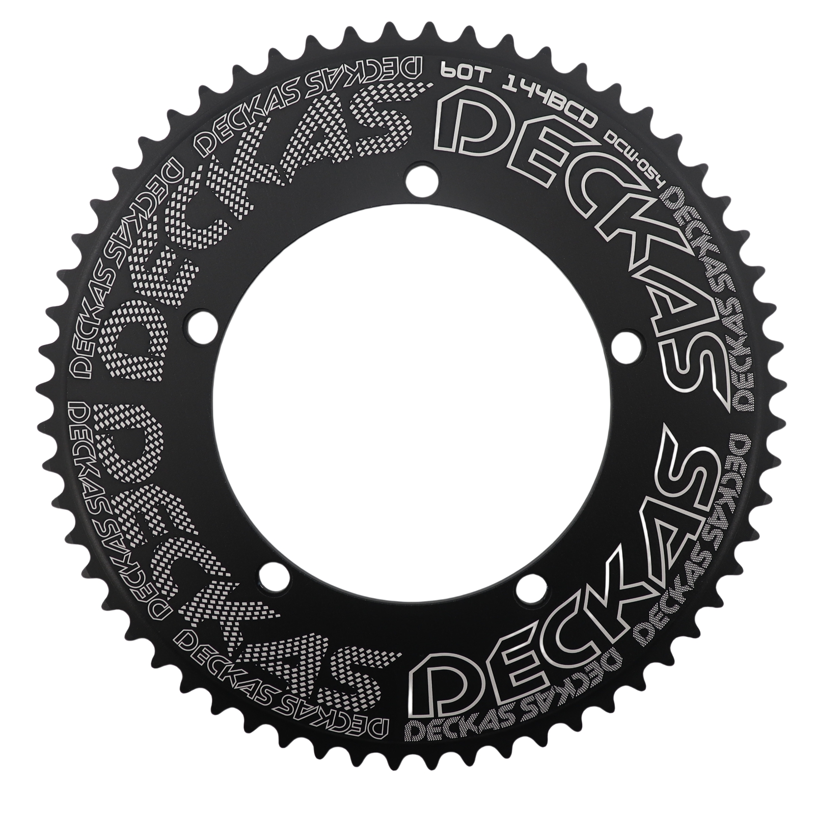 Deckas 144BCD Round Chainring Fixed Gear fixie Track Bike 44 46 48 50 52 54 56 56 58 60T Chainwheel 144 bcd Tooth 1/2*1/8