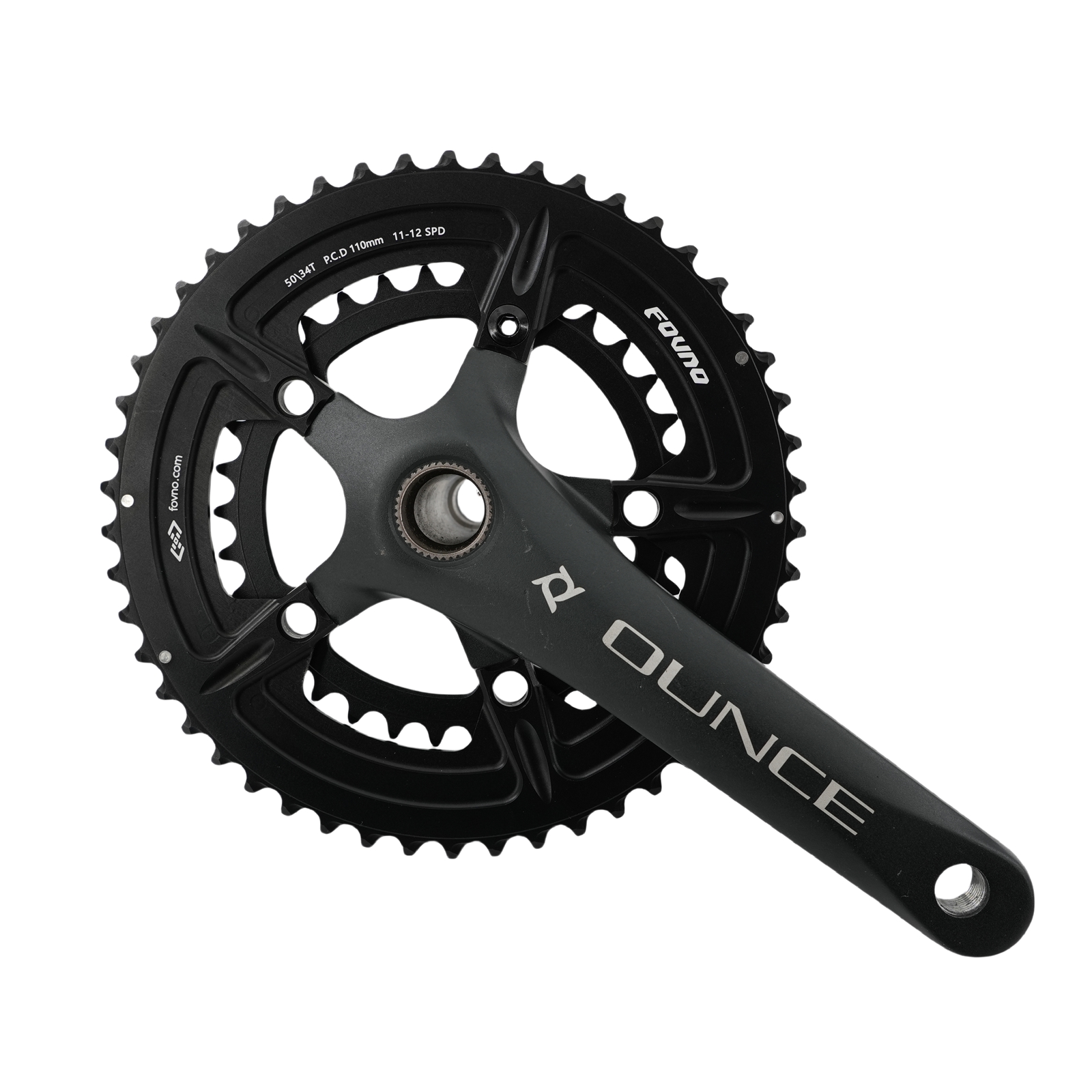 Fovno double chainring 110bcd road bike round 2x chainring 50t 35t 34t 52t 36t 53t 39t for sram red rival s350 s900 deckas