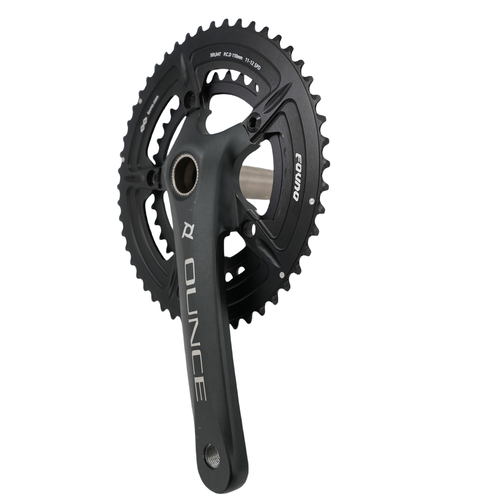 Fovno double chainring 110bcd road bike round 2x chainring 50t 35t 34t 52t 36t 53t 39t for sram red rival s350 s900 deckas