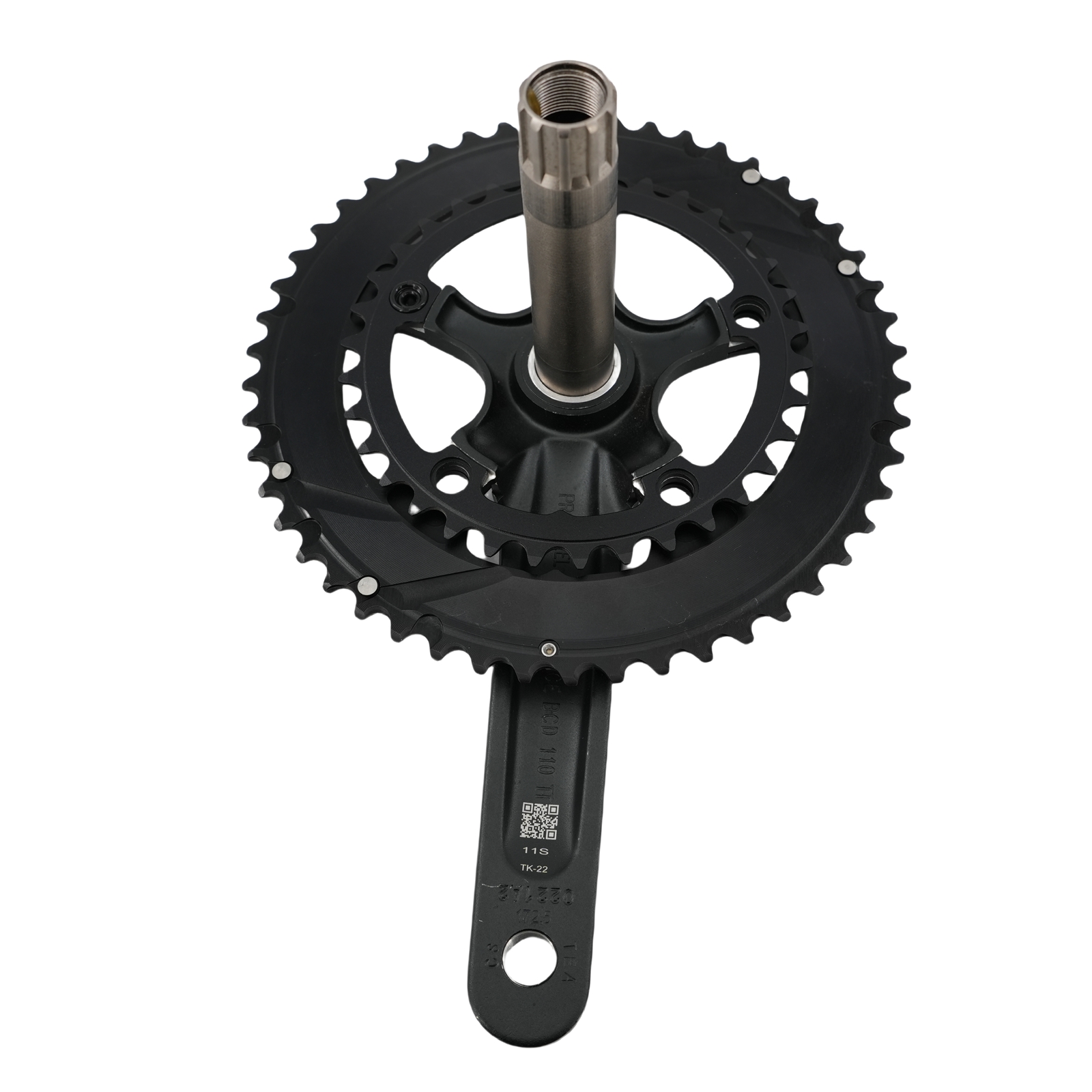 Fovno double chainring 110bcd road bike round 2x chainring 50t 35t 34t 52t 36t 53t 39t for sram red rival s350 s900 deckas